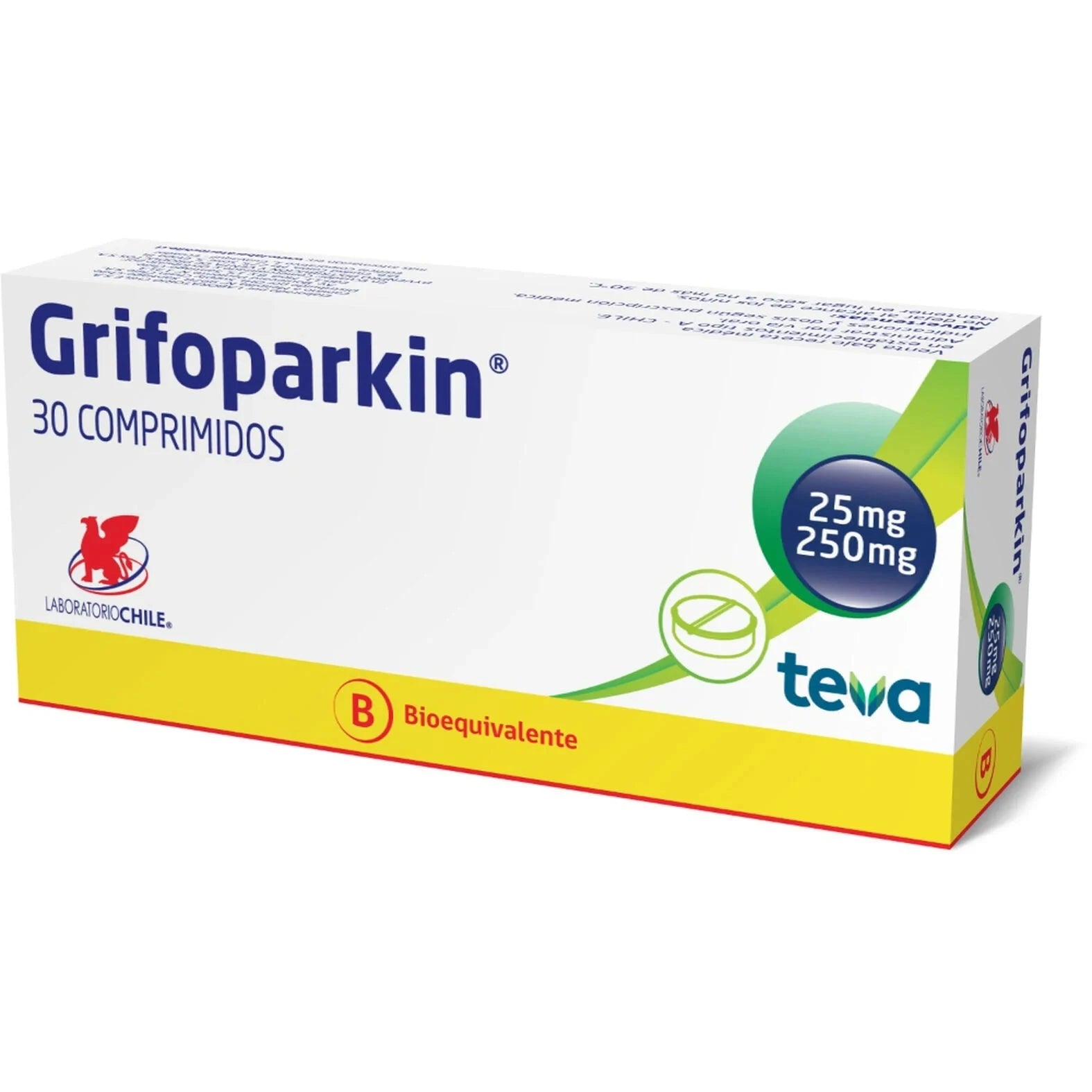 Grifoparkin x 30 comp "Ley Cenabast" Chile